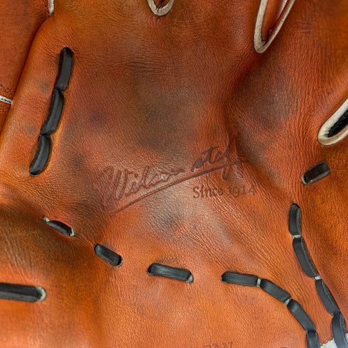 ウィルソン Wilson ウィルソンスタッフ Wilson Staff DUAL PRO-STOCK leather 硬式 大人 一般 内野手用 グローブ グラブ 右投げ 中古品 野球 9151