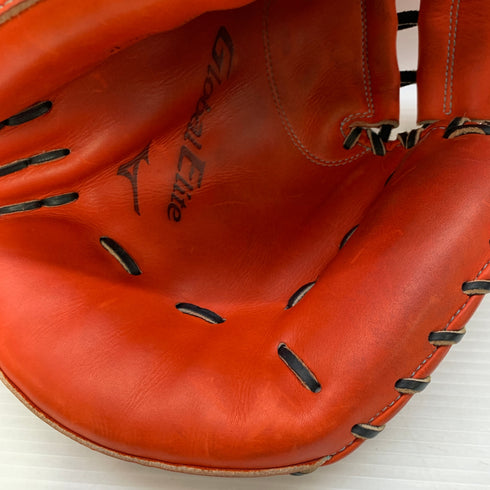 ミズノ MIZUNO グローバルエリート 軟式 大人 一般 キャッチャーミット 捕手 グローブ グラブ 右投げ 中古品 野球 7386