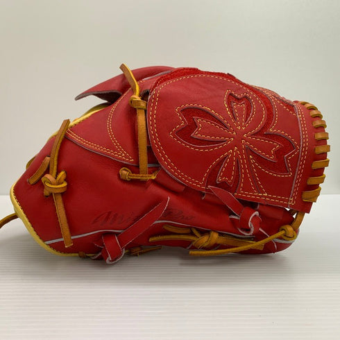中古品 ミズノ MIZUNO ミズノプロ 軟式 投手用グローブ 1AJGR32021 袋付き 4247