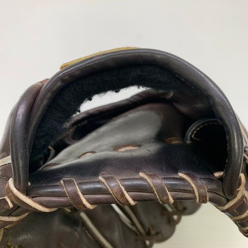 ゼット ZETT プロステイタス 硬式 大人 一般 内野手用 グローブ グラブ 右投げ BPROG566 中古品 グローブ袋付き 野球 6251