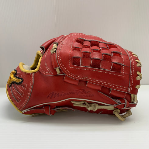 ミズノ MIZUNO ミズノプロ mizunopro 軟式 大人 一般 投手用 グローブ ピッチャー グラブ 右投げ オーダー 中古品 野球 8468