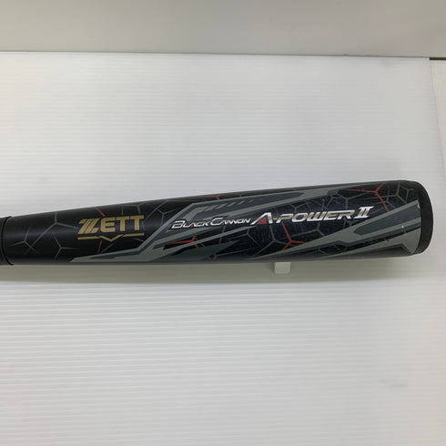 ゼット ZETT ブラックキャノン 軟式 大人 一般 FRP製バット BCT35474 ケース付き 野球 6942