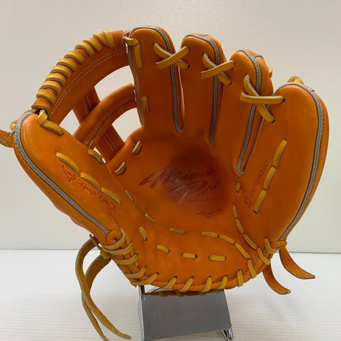 ミズノ MIZUNO ミズノプロ 軟式 大人 一般 内野手用 グローブ グラブ 右投げ 1AJGR22003 中古品 グローブ袋付き 野球 7471