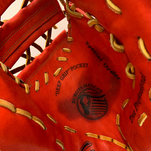 久保田スラッガー KUBOTA SLUGGER オーダー 硬式 大人 一般 ファーストミット 一塁手 グローブ グラブ 右投げ 中古品 グローブ袋付き 野球 6024