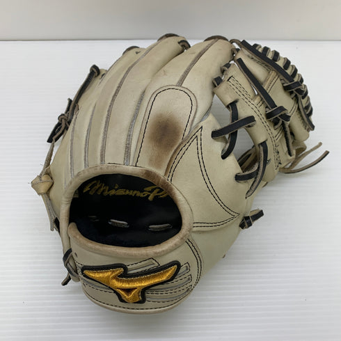 ミズノ MIZUNO ミズノプロ オーダー HAGAJAPAN 硬式 大人 一般 内野手用 グローブ グラブ 右投げ 中古品 野球 6764