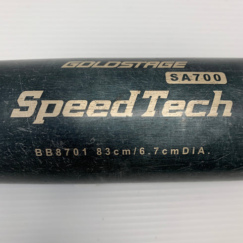 アシックス asics SpeedTech 中学硬式 部活 クラブチーム 金属製バット BB8701 ミドルバランス 中古 野球 8304