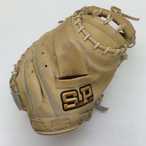 シュアプレイ SURE PLAY SP SBM-FA132 硬式 大人 一般 キャッチャーミット 捕手 グローブ グラブ 右投げ 中古品 野球 8830