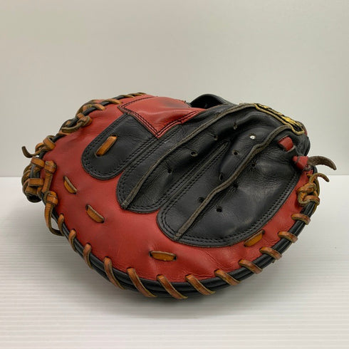 中古品 ゼット ZETT プロステイタス 軟式 オーダー キャッチャーミット 刺繍有り 4023