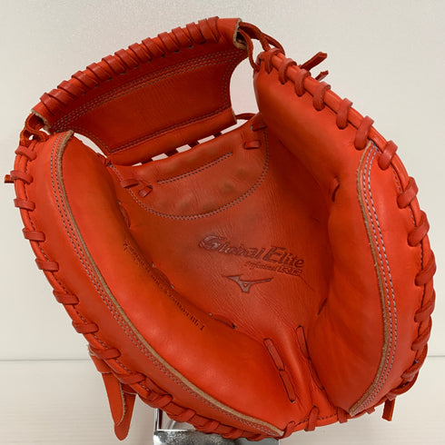 ミズノ MIZUNO グローバルエリート 少年軟式 子ども キャッチャーミット 捕手 グローブ グラブ 右投げ 1AJCY20100 中古品 野球 6861