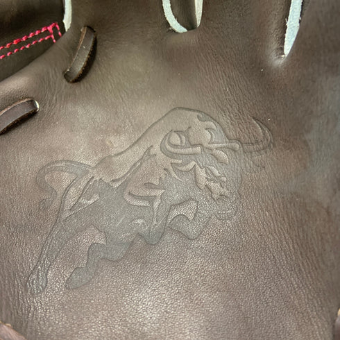 てっぺん Teppen オーダー 硬式 大人 一般 外野手用 グローブ グラブ 右投げ TTY 中古品 グローブ袋付き 野球 8065