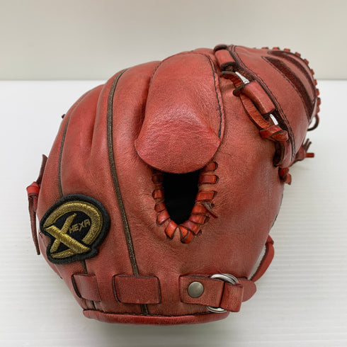 ヘキサスポーツ 軟式 大人 一般 投手用 グローブ ピッチャー グラブ 右投げ オーダー 中古品 野球 9418