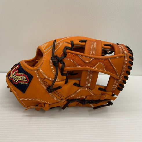 中古品 久保田スラッガー プロモデル 軟式 内野手用グローブ KSN-TA6 4076