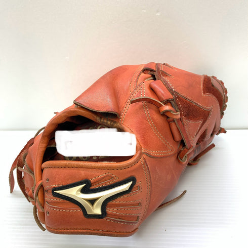 ミズノ MIZUNO グローバルエリート Global Elite 軟式 大人 一般 投手用 グローブ ピッチャー グラブ 右投げ オーダー 中古品 グローブ袋付き 野球 1496