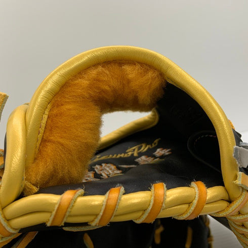 中古品 ミズノ MIZUNO ミズノプロ 軟式 ファーストミット HAGAJAPAN 刺繍入り 4223