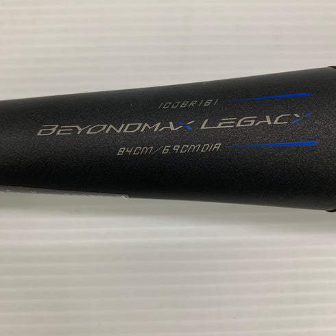 中古品 ミズノ MIZUNO ビヨンドマックスレガシー 軟式 FRP製バット 1CJBR181 ケース付き 6195
