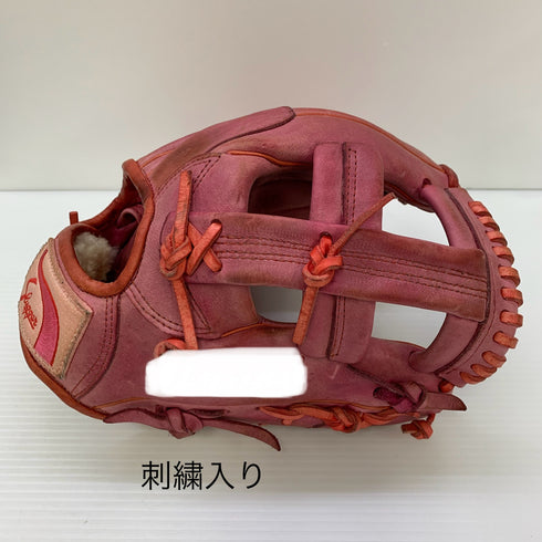 久保田スラッガー KUBOTA SLUGGER 軟式グローブオーダー※刺繍有り 軟式 大人 一般 内野手用 グローブ グラブ 右投げ 中古品 野球 6193