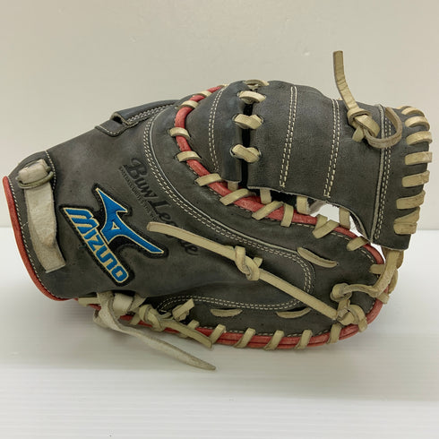 ミズノ MIZUNO S53100 ソフトボール用 大人 一般 キャッチャーミット 捕手 グローブ グラブ 右投げ 中古品 野球 8928