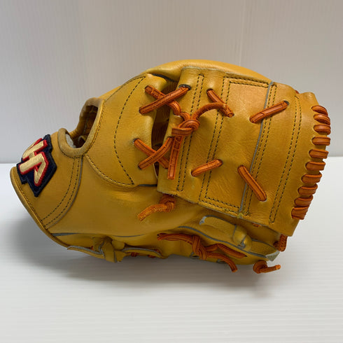 ハタケヤマ HATAKEYAMA KDF-Y14 硬式 大人 一般 内野手用 グローブ グラブ 右投げ 中古品 野球 8535