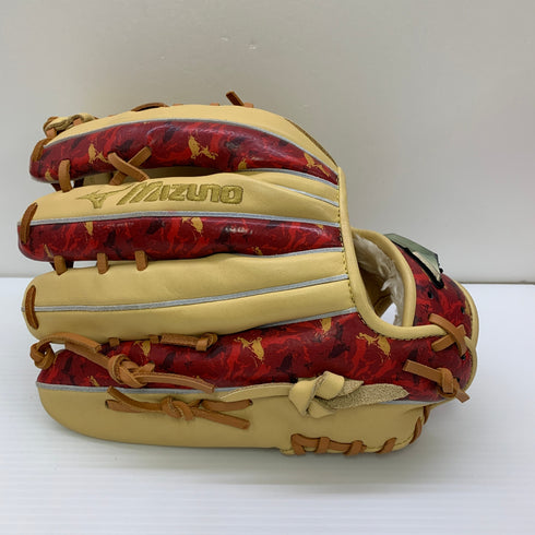 ミズノ MIZUNO グローバルエリート Global Elite 1AJGR31407 軟式 大人 一般 外野手用 グローブ グラブ 右投げ 中古品 グローブ袋付き 野球 1370