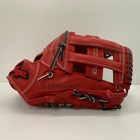中古品 久保田スラッガー スペシャルオーダー 軟式 内野手用グローブ 袋付き 4151
