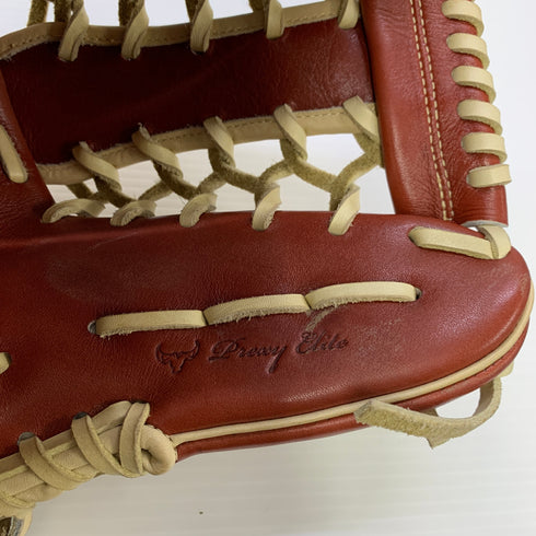 ミズノ MIZUNO ミズノプロ HAGAJAPAN 硬式 大人 一般 外野手用 グローブ グラブ 左投げ オーダー 中古品 グローブ袋付き 野球 6171