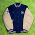 ナイキ NIKE ニューヨークヤンキース NEW YORK YANKEES コラボ 本革スタジャン レザー Lサイズ H-4460