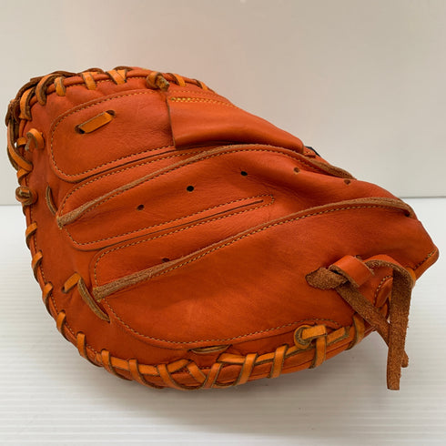 ハイゴールド HI-GOLD Special ORDER 軟式 大人 一般 キャッチャーミット 捕手 グローブ グラブ 右投げ オーダー 中古品 野球 7824