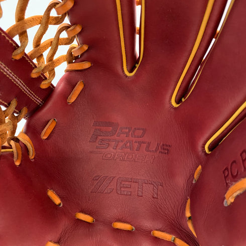 ゼット ZETT プロステイタス オーダー 硬式 大人 一般 外野手用 グローブ グラブ 右投げ BRGPBRGPRO 中古品 野球 6232