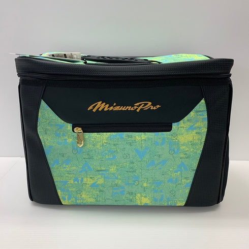 ミズノ MIZUNO ミズノプロ グラブケース 2025セレクションモデル 20L グローブ2個入れ ブラック×グリーンアッシュ 1FJCC501 4236