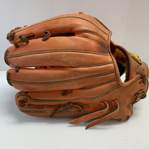 ミズノ MIZUNO ミズノプロ mizunopro HAGAJAPAN 耕作印 硬式 大人 一般 外野手用 グローブ グラブ 右投げ オーダー 中古品 グローブ袋付き 野球 8536