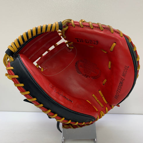 ハタケヤマ HATAKEYAMA 軟式 大人 一般 キャッチャーミット 捕手 グローブ グラブ 右投げ TH-DB29 中古品 野球 7710