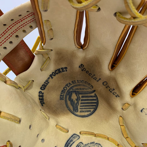 久保田スラッガー KUBOTA SLUGGER 軟式 大人 一般 内野手用 グローブ グラブ 右投げ オーダー 中古品 野球 8549