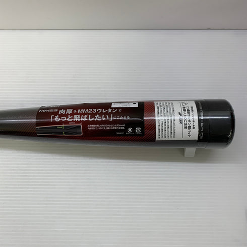 エスエスケイ SSK MM23 軟式 大人 一般 FRP製バット SBB4037 トップバランス 未使用品 ケース付き 野球 7785