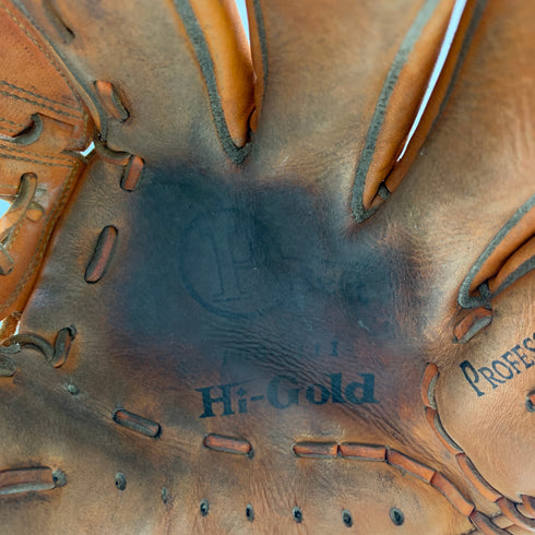 ハイゴールド HI-GOLD 軟式 大人 一般 投手用 グローブ ピッチャー グラブ 右投げ 中古品 野球 7017