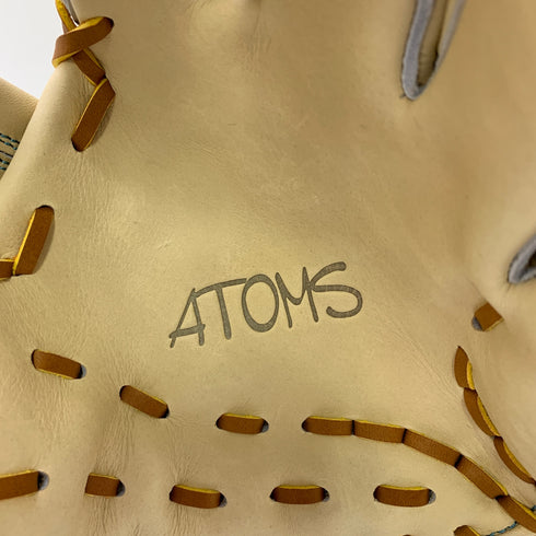 アトムズ ATOMS AT-2602 軟式 大人 一般 内野手用 グローブ グラブ 右投げ 中古品 グローブ袋付き 野球 8720