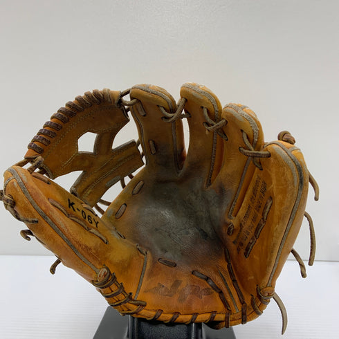 ハタケヤマ HATAKEYAMA 硬式 大人 一般 内野手用 グローブ グラブ 右投げ K-06Y 中古品 野球 7916