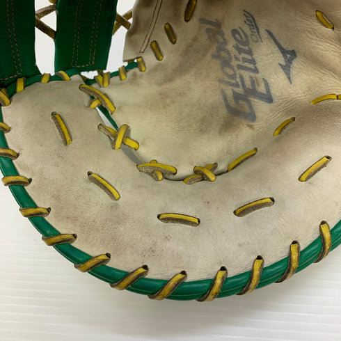 ミズノ MIZUNO グローバルエリート 軟式 大人 一般 ファーストミット 一塁手 グローブ グラブ 左投げ オーダー 中古品 野球 6475