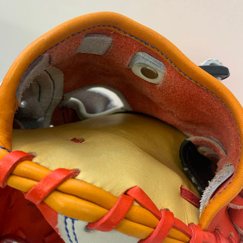 久保田スラッガー KUBOTA SLUGGER 硬式 大人 一般 キャッチャーミット 捕手 グローブ グラブ 右投げ 中古品 箱・グローブ袋付き 野球 6735