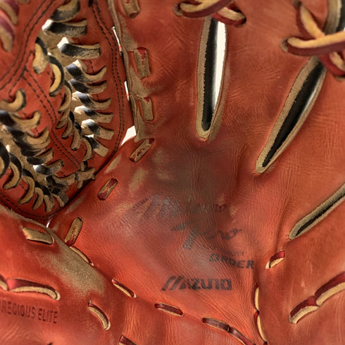 ミズノ MIZUNO ミズノプロ 軟式 大人 一般 内野手用 グローブ グラブ 右投げ オーダー 中古品 野球 6335