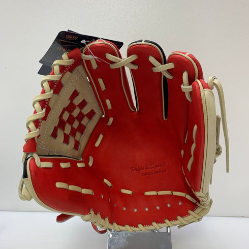 ゼット ZETT プロステイタス 軟式 大人 一般 二塁手・遊撃手用 グローブ グラブ 右投げ BRGB32450 タグ付き 野球 6373