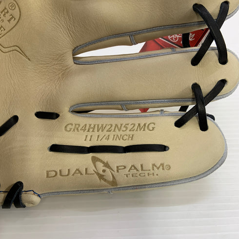 ローリングス Rawlings HOH 軟式 大人 一般 内野手用 グローブ グラブ 右投げ GR4HW2N52MG タグ付き 野球 7297