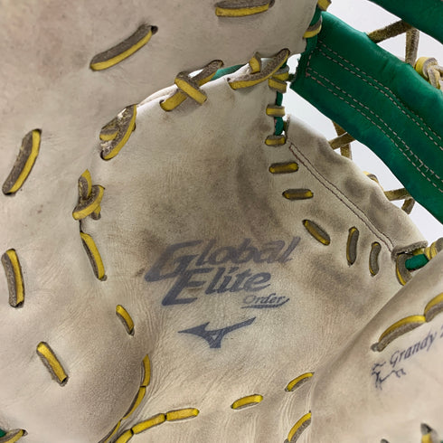 ミズノ MIZUNO グローバルエリート 軟式 大人 一般 ファーストミット 一塁手 グローブ グラブ 左投げ オーダー 中古品 野球 6475