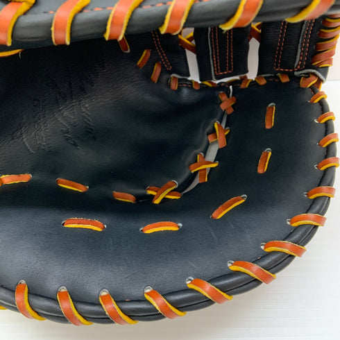 ミズノ MIZUNO ミズノプロオーダー 硬式 大人 一般 ファーストミット 一塁手 グローブ グラブ 右投げ 大山型 中古品 グローブ袋付き 野球 6643
