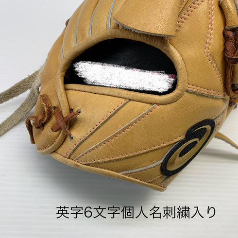 アシックス asics ゴールドステージ BGRSG3 軟式 大人 一般 投手用 グローブ ピッチャー グラブ 右投げ オーダー 中古品 野球 8743