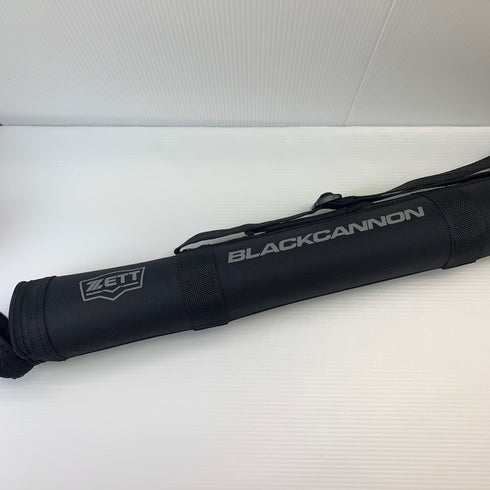 ゼット ZETT ブラックキャノン 軟式 大人 一般 FRP製バット BCT31384 ミドルバランス 中古 ケース付き 野球 8166