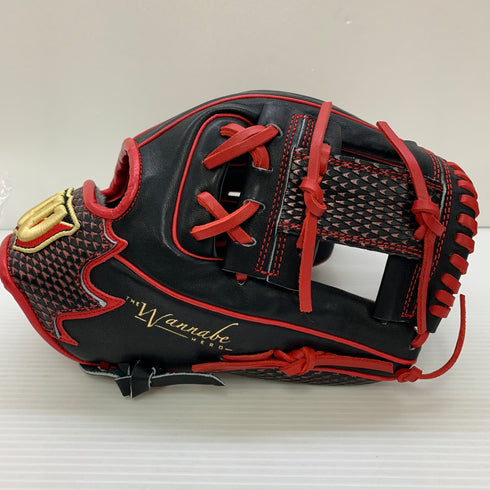 ウィルソン Wilson ワナビーヒーロー 軟式 大人 一般 内野手用 グローブ グラブ 右投げ WTARHU86H タグ付き 野球 7431