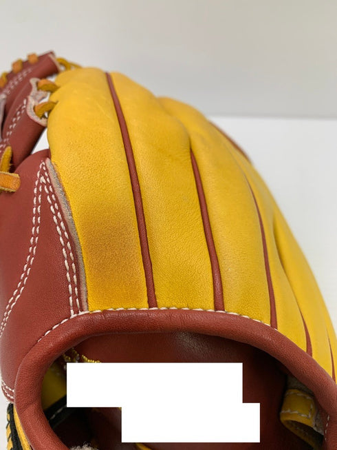 中古品 ゼット ZETT プロステイタス オーダー 軟式 内野手用グローブ BRGPRO 刺繡有り 左投げ 3679