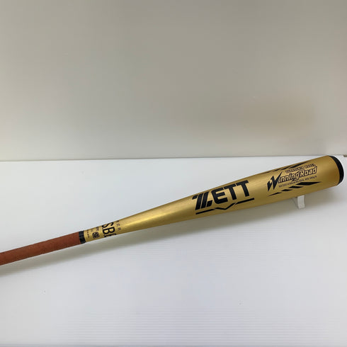 ゼット ZETT WINNINGROAD 軟式 大人 一般 金属製バット BAT35514 トップバランス 中古 野球 7851