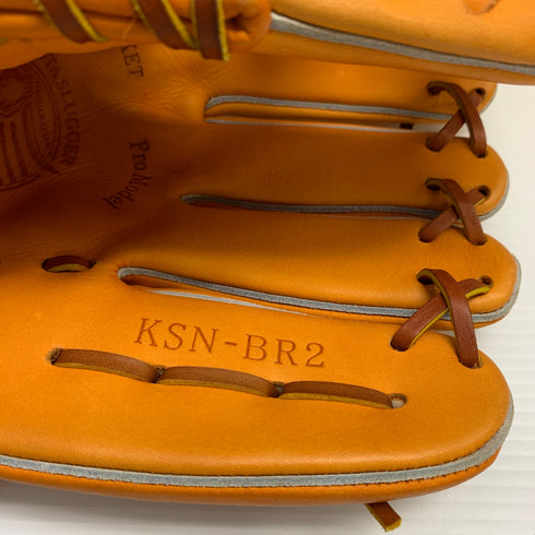 久保田スラッガー KUBOTA SLUGGER 軟式 大人 一般 内野手用 グローブ グラブ 右投げ KSN-BR2 中古品 野球 6908