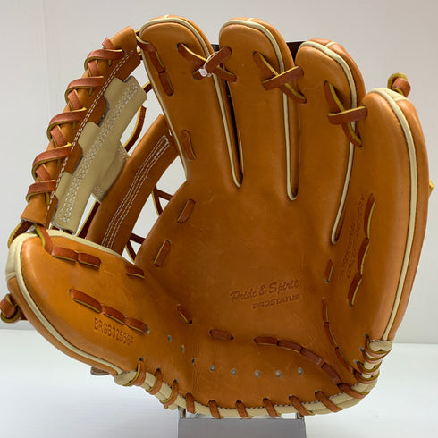 ゼット ZETT プロステイタス 軟式 大人 一般 二塁手・遊撃手用 グローブ グラブ 右投げ BRGB32556F タグ付き 野球 7586